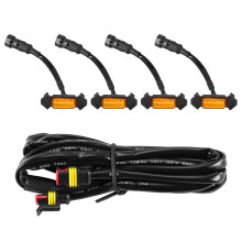 Set van 4 Grille Oranje Led-Verlichtingsset voor  Tacoma Trd Grill 2016-2018