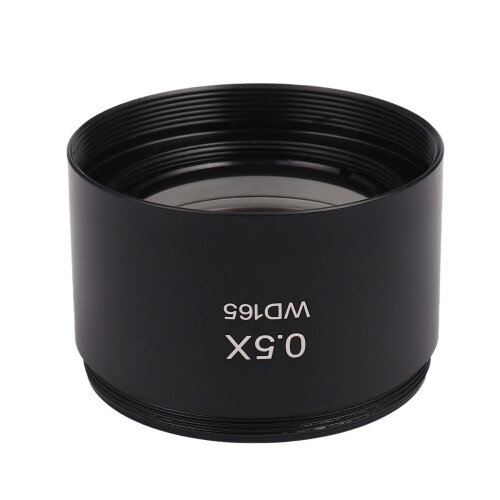 Lente Objetiva Auxiliar de MicroscóPio EstéReo Wd165 0,5X Lente Barlow com Rosca de Montagem de 1-7/8 Polegadas (M48Mm) 1