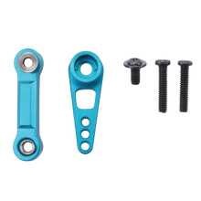 For  1/18 RC Car K929 A959 A969 A979 K929 A959-B Upgrade Parts Metal 25T Steering Servo Horn Arm + Metal Servo Rudder Rod