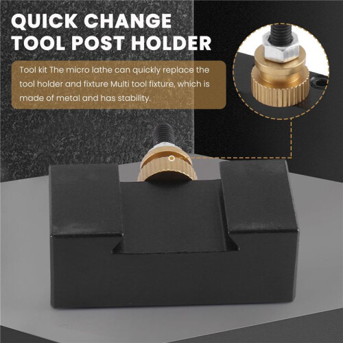 6PCS Tooling Package  Lathe Quick Change Tool Post & Holders Multifid Tool Holder 2