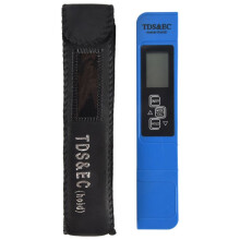 TDS EC Meter Temperature Tester Pen 3 in 1 Function Conductivity Water Quality Measurement Tool TDS EC Tester 0-9990 Ppm 15%