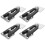 Sectional Couch Connector, 4 Pcs Metal Sofa Joint Snap Alligator Style Sectional Couch Connector 1