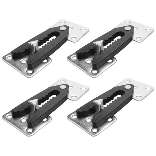 Sectional Couch Connector, 4 Pcs Metal Sofa Joint Snap Alligator Style Sectional Couch Connector 1