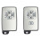 Car  Card Remote Car Key Shell Case Fob 4 Button For  Alphard Estima Vellfire 7