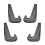 Car Mud Flaps  Guards Mudguard For- 3 5 7 Series E30 E46 E90 E91 E92 E93 E60 F10 F11 G30 E38 E65 F01 6