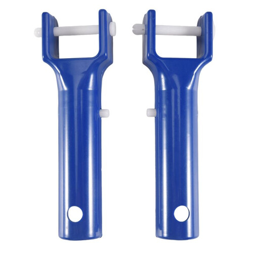 Swimming Pool Vacuum  Handles Pool Cleaning Tool Replacement Accessories with V-Shaped Clip 2 Pack