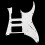 3 Ply Guitar Pickguard Scratch Plate for  RG 350 DX 2