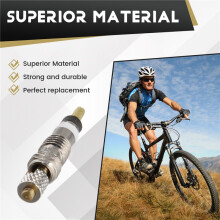 10 Piezas NúCleo de VáLvula NúCleo Sin CáMara de Repuesto para Bicicleta para Bicicleta MTB de Carretera Sin CáMara, Accesorios de Bicicletas