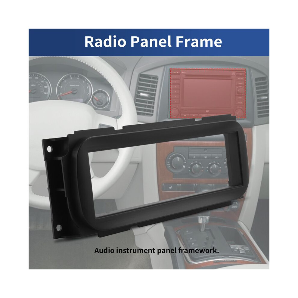 1Din Car Stereo Radio Fascia Panel Mount Frame For Grand Cherokee 2005 6033241084434