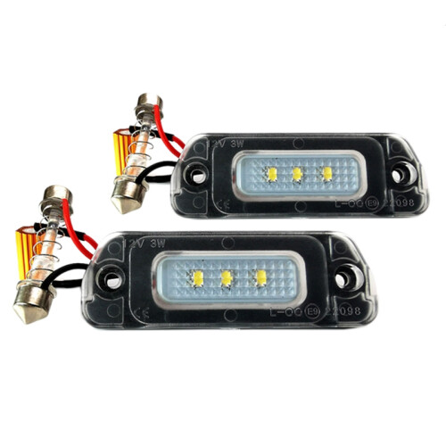 LED License Plate Light Housing SET for  W164 W251 GL
