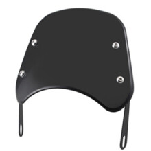 5-7 Inch Motorcycle Headlight Windshield Wind Deflector Windscreen Universal for