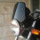 5-7 Inch Motorcycle Headlight Windshield Wind Deflector Windscreen Universal for 6