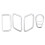 for  Ix25 Creta Accessories 2017-2020 ABS Chrome Interior Mouldings Headlight  Frame Cover Trim 1