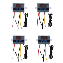 4Pcs 220V Ac Digital Led Temperature Controller Xh-W3001 for Incubator Cooling Heating Thermostat Ntc Sensor
