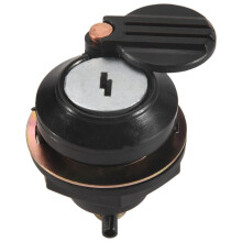 Ensemble de Serrure de Commutateur D'Allumage éLectrique de Moto Clé de Verrouillage de SièGe de Bouchon de Gaz de Carburant pour Ybr125 Ybr
