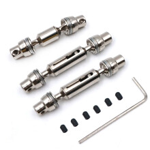 Eixo de Transmissão Dianteiro Traseiro de Metal para 1/16 para WPL B16 B36 Henglong 6WD Truck RC Car Peças de Reposição