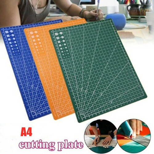 3Pcs A4 Cutting Mat Pad Patchwork Cut Pad Patchwork Tools Diy Tool Cutting Board Double-Sided Self Healing Cutting Pad 1