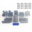 66st DIP IC Sockets Adapter Lödtyp Socket Kit 6,8,14,16,18,20,24,28 Pins för PCB Diy Kit 4