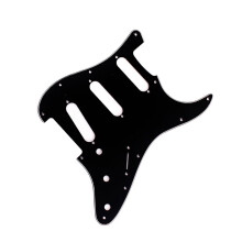 Elektrisk Gitarr Pickguard 3Ply SSS Single Coil för Strat Style Moderna Gitarrdelar