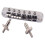 LP Bridge Tune O Matic Bridge Adjustable Chrome Plated Guitar Bridge for Guitars Musical Replacement Accessory 2