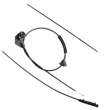 3 Piezas LiberacióN del Capó del Motor Bowden Cable de Alambre para  X5 E53 2000-2007 51238403219