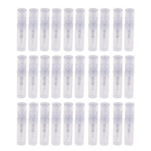 Transparent 2 ML Spray Plastic Bottle Spray Perfume Empty Sample Bottle Suitable for Travel Party 60Pcs