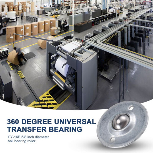 10 PeçAs CY-16B 5/8 Polegadas Rolamento de AçO Rolo Esfera Flange Transportador Unidade de TransferêNcia 1