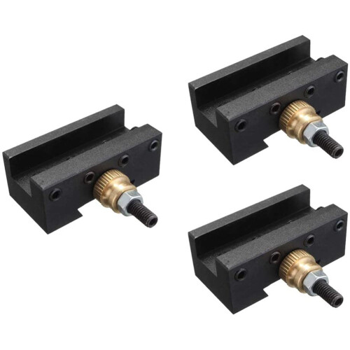 3Pcs  Lathe Quick Change Tools Post Holder Kit (1/4-1/2Inch), CNC Boring/Turning/Facing Holder Set 2