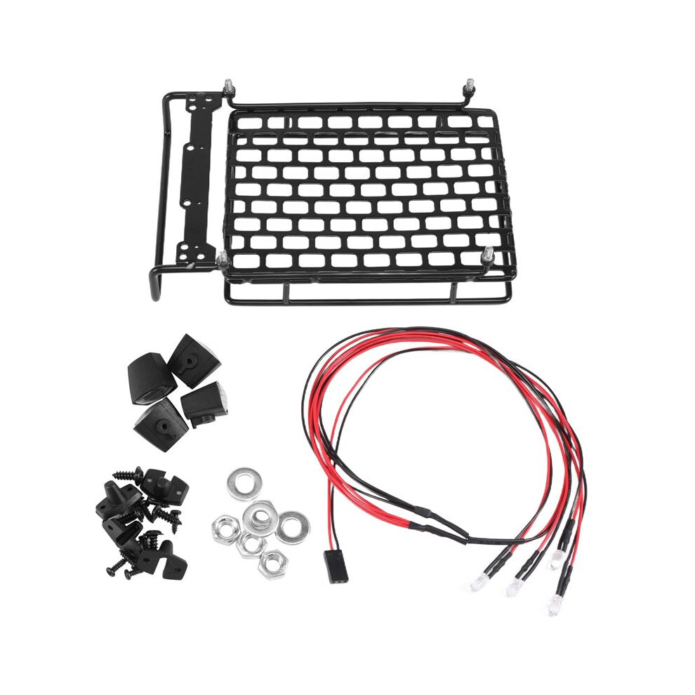 Roof Luggage Rack Led Bar For Cc01 Axial Scx10 Aluminum Alloy Luggage Rack Car Roof Rack Light 6031470072475
