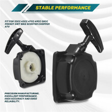 Motorino di Avviamento un Strappo con Dente di Arresto un Uncino per 33Cc 43Cc 47Cc 49Cc 50Cc Pocket Dirt Bike Scooter Chopper ATV