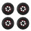 4 PeçAs 1.9 Polegadas 96Mm 1/10 Escala Pneus com Aro de Roda para PeçAs 1/10 SCX10  CC01 D90 CC01 RC Rock Crawler 1