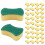 40 PCS Cleaning Scrub Sponge for Kitchen Tableware Bathroom Car Wash Scrub Sponge Pad 5