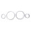 Speedometer Rings Chrome Silver Dashboard Trim for BMW E39 E38 E53 Style Upgrade 1
