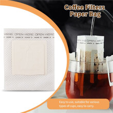30 X Drip Coffee Filters Bag Hanging Ear Paper Brew Coffee and Tea Set Filters Hanging Coffee Empty Bag