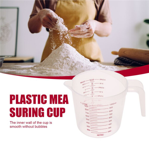 1000Ml Measuring Cup Baking Tool Kitchen Tool High Quality Plastic Measuring Cup Tool Cup with Scale 2