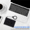 Storage Travel Case Silicone Protective Cover for  T7 Press Portable SSD External Solid State Drives 6