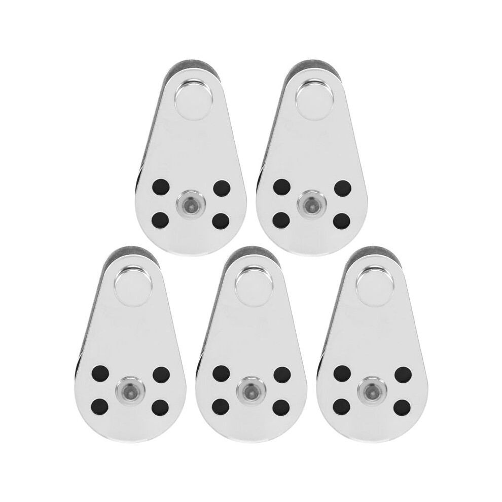 5Pcs Stainless Steel M25 Pulley Block Hanging Wire Towing Wheel Lifting Wire Rope Cable Pulley Roller 4711947122439