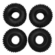 4 StüCke 120MM 1.9 Rubber Rocks Reifen Rad Reifen für 1/10 RC Rock Crawler Axial SCX10 90046 AXI03007 TRX4 D90 TF2
