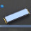 M2 SSD Heatsink Cooler Temperature OLED Digital Display M.2 2280 NVME SSD Solid State Hard Disk Radiator Heat Black 10