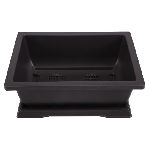 Large Flower Pot Rectangle Bonsai Nursery Planter Balcony Container 29X21X10.5cm 2