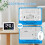 Color Large Screen LCD Electronic Desk Alarm Clock with Temperature Date Display 5
