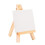 12 PeçAs  Cavalete para Artistas + 3 Polegadas X 3 Polegadas  Conjunto de Tela Pintura para CriançAs Artesanato FaçA Você Mesmo Desenho 3