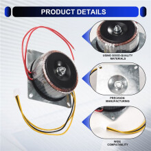 Dual 15V Copper Toroidal Transformer Power Supply Dual Power Supply Loop Transformer for Power Amplifier