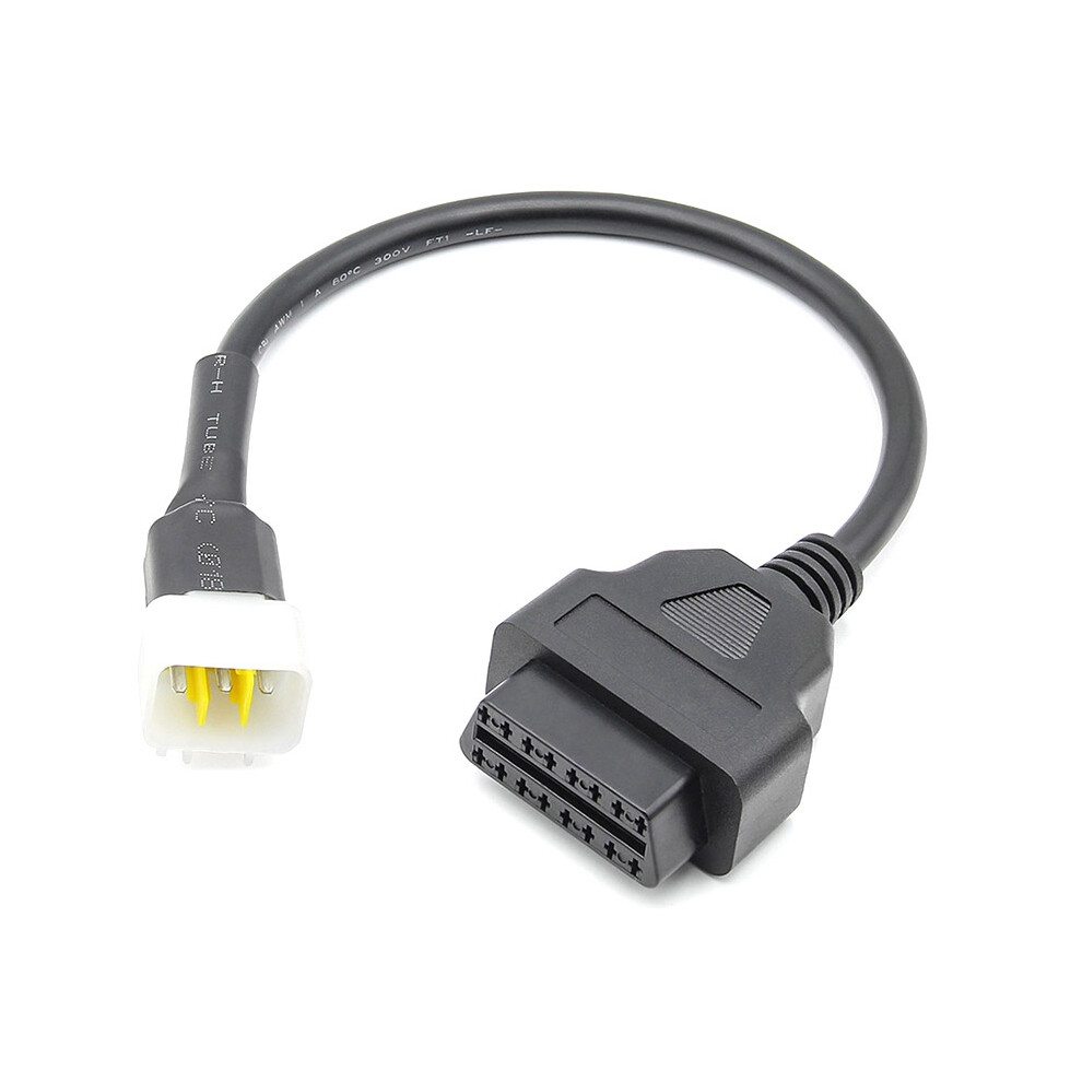 6 Pin To Obd 16 Pin Adaptor Cable Motorcycle Fault Detection Connector For 4711779435073