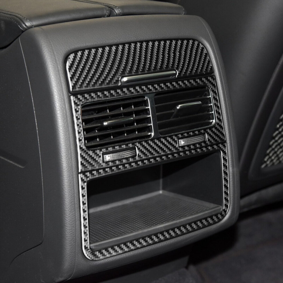 Carbon Fiber Rear Air Vent Cover 20112018 Sporty Interior Upgrade For Volkswagen Touareg 9771547183181