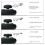 For Switch2  Joystick Cap+D-Pad Button Cap Set for   2 D-PAD Color Button Cap,Black & Multicolor 2