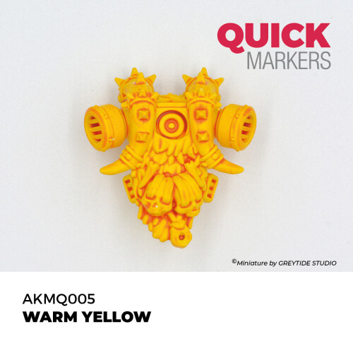 AK Interactive Quick Markers Warm Yellow Acrylic Paint Marker AKMQ005 2