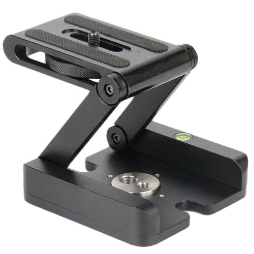 Z-Type Folding  Quick Release Plate Base Z-Type Bracket with Quick Release Plate QR Plate for Camera Tripods 1