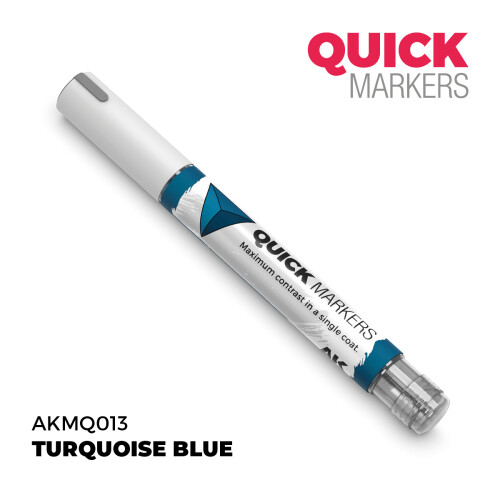 AK Interactive Quick Markers Turquoise Blue Acrylic Paint Marker AKMQ013 1