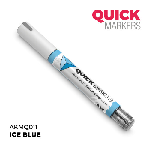 AK Interactive Quick Markers Ice Blue Acrylic Paint Marker AKMQ011 1